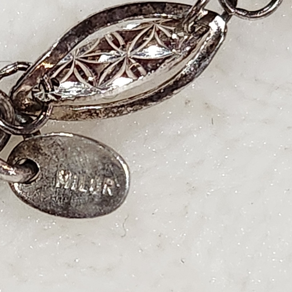 Milor Sterling Silver Necklace, Vintage - Picture 10 of 11